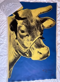 Andy Warhol Cow Wallpaper Marker signed