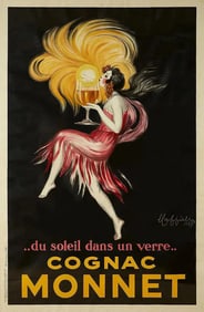 Leonetto Cappiello (1875-1942) COGNAC MONNET Lithograph