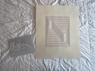 Josef Albers print Pencil Signed