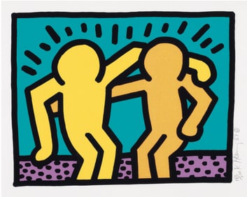 Keith Haring "Best Buddies" Print
