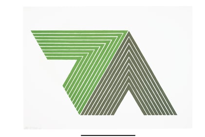 FRANK STELLA (B. 1936) IFAFA II, from V Series