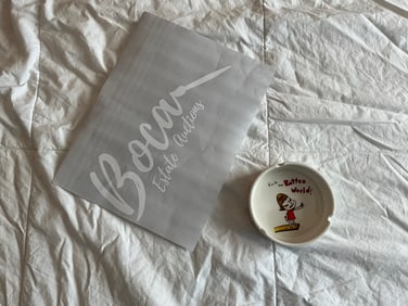 Yoshitomo Nara ceramic ashtray