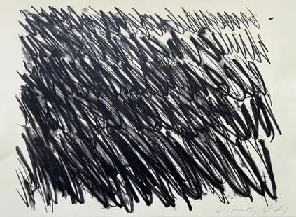 CY Twombly Untitled Print, (1 of 1)