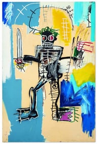 Jean-Michel Basquiat "A Warrior"