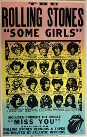 THE ROLLING STONES 'SOME GIRLS' POSTER