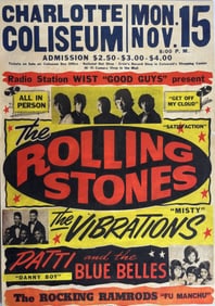 THE ROLLING STONES 'CHARLOTTE' POSTER