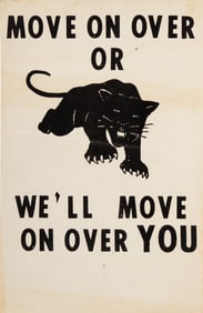 BLACK PANTHERS 'MOVE ON' POSTER