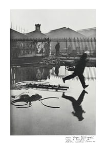 HENRI CARTIER 'LA GARE SAINT' PHOTO PRINT