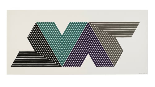 FRANK STELLA (B. 1936) Empress of India I, from V Series