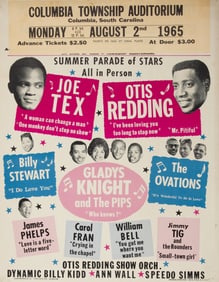 Otis Redding "Auditorium" Poster
