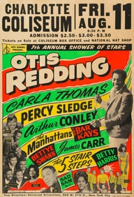 OTIS REDDING CONCERT POSTER