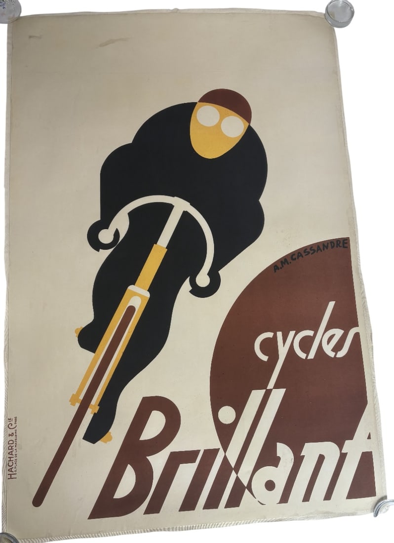 CASSANDRA 'CYCLES BRILLIANT' POSTER (1 of 1)