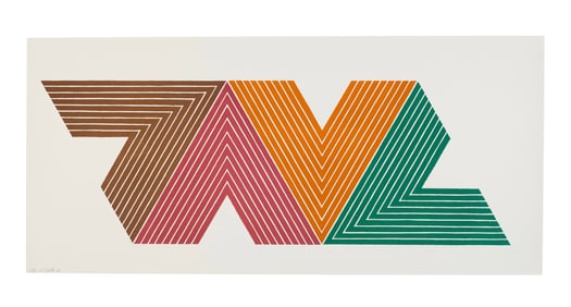 FRANK STELLA (B. 1936) Empress of India II, from V Series
