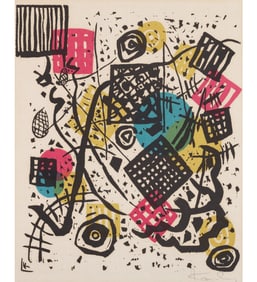 Vasily Kandinsky "Kleine Wetten V, 1922" Print