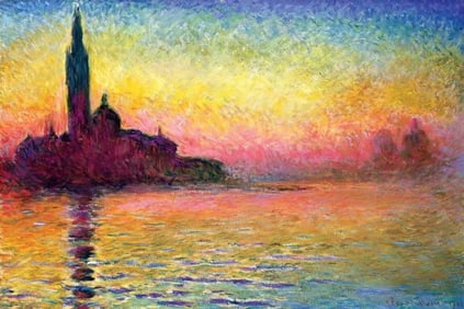 Claude Monet "San Girgio Maggiore by Twilight,1908" Print