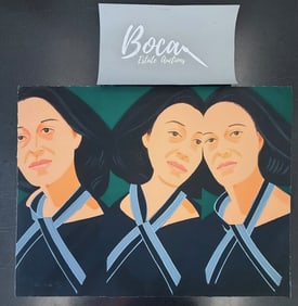 ALEX KATZ (B. 1927) Grey Ribbon print in colors After