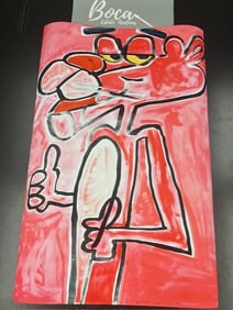 Katherine Bernhardt (b. 1975) Pink, 2019 Lithograph