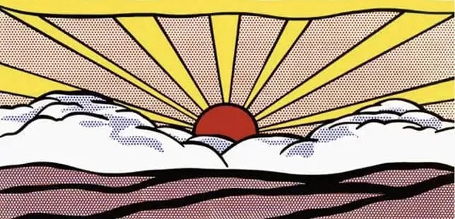 Roy Lichtenstein "Sunrise, 1965" (1 of 1)