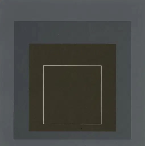 Josef Albers "Gray" Offset Lithograph (1 of 1)