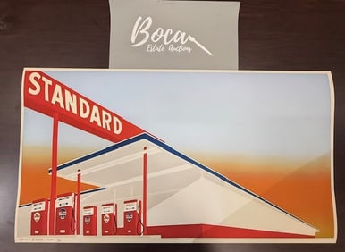 Ed Ruscha STANDARD Pencil Signed and Dated