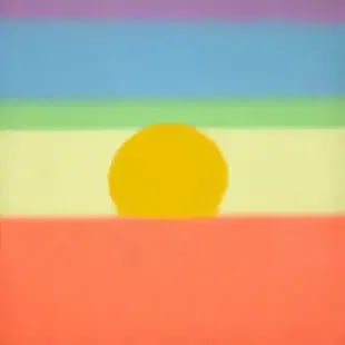 Andy Warhol "Sunset, 1972" Print. (1 of 1)