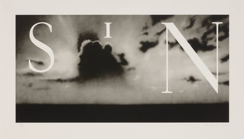 Ed Ruscha, "Sin-Without"