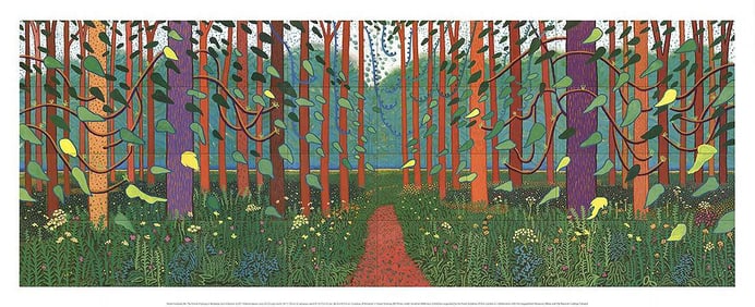 David Hockney - The Arrival of Spring in Woldgate, East