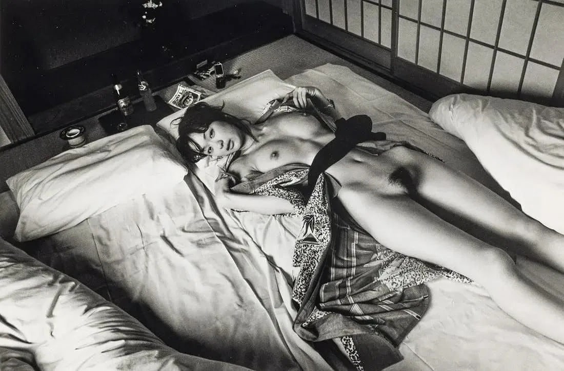 Nobuyoshi Araki "Untitled" Print: Nobuyoshi Araki "Untitled" Print Measures 6 x 8 Printing date unknown. Verso is blank. Printed on archival quality paper. Professionally mounted.