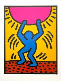 Keith Haring "International Youth Year" Print