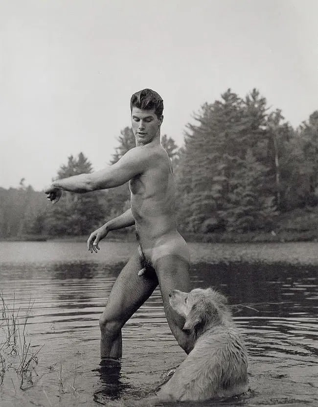 Bruce Weber "Rob and Little Bear, Bear Pond" Print (1 of 1)