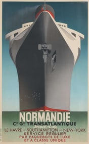 Normandie Trans Atlantique Travel Poster By L Daniel