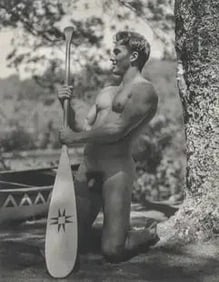 Bruce Weber "John at the Campground on Bear Pond" Photo Print.