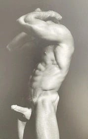 Tom Bianchi - Male Nude: Tom Bianchi - Male Nude Photo Print, measures 8" x 6", mounted