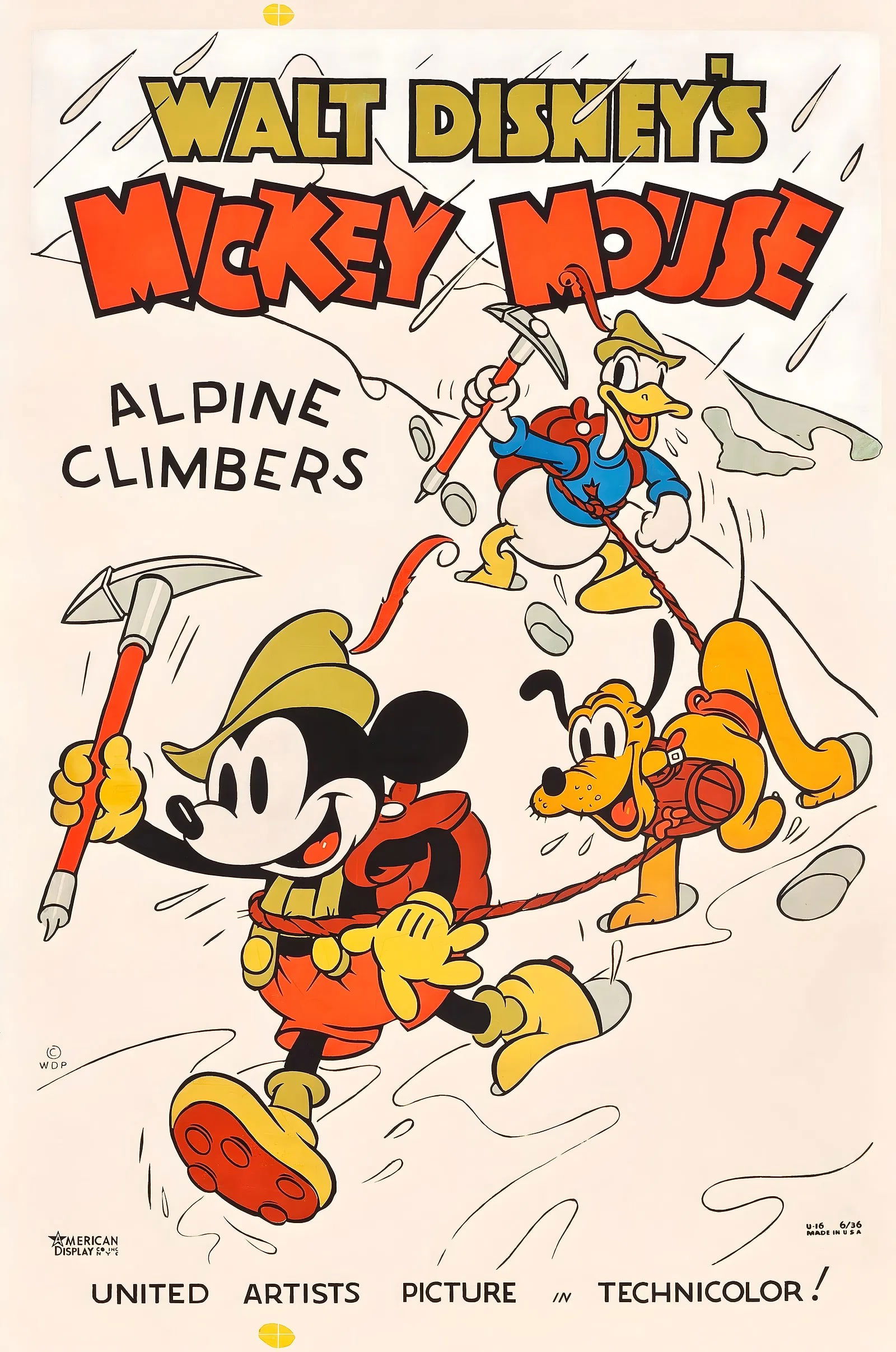 Walt Disney - Alpine Climbers Movie Poster, 1936 (1 of 1)