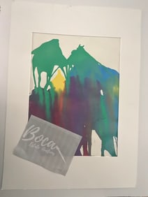 Paul Jenkins original watercolor painting