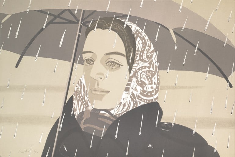 ALEX KATZ (B. 1927) Gray Umbrella, 1979 (1 of 1)