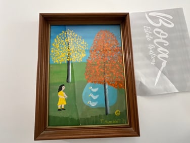 Theora Hamblett oil on canvas