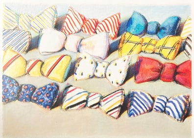 Tied Ties by Wayne Thiebaud