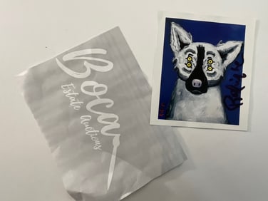 Blue Dog Marker Signed