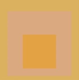 Josef Albers "Orange, Yellow" Offset Lithograph