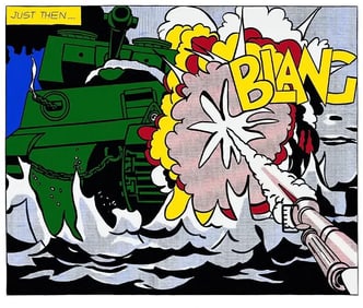 Roy Lichtenstein “Live Ammo (Blang) Print