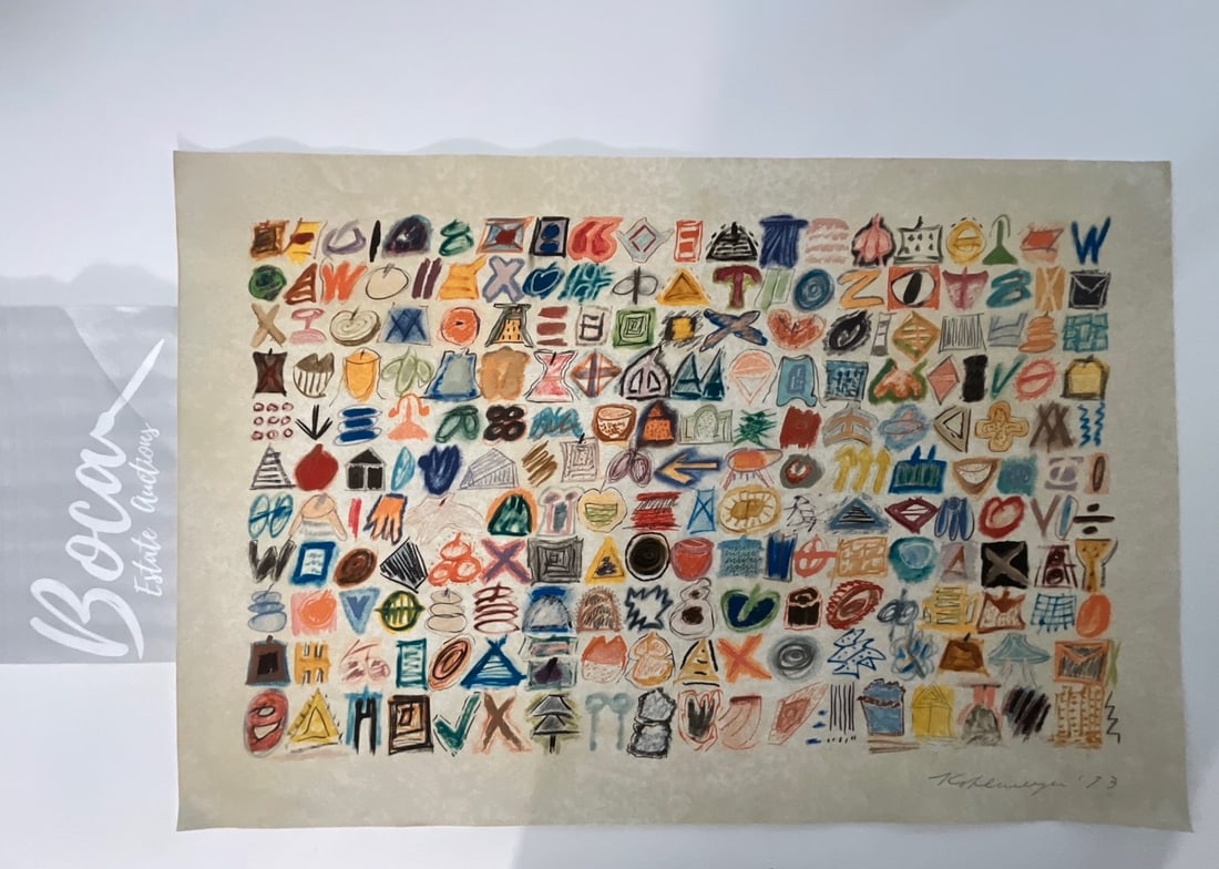 Ida Kohlmeyer print pencil signed (1 of 4)