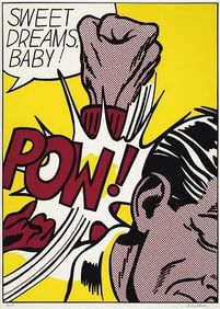 Roy Lichtenstein "Sweet Dreams Baby!" Poster