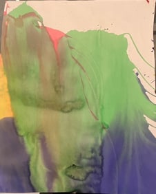 Paul Jenkins Watercolor on paper