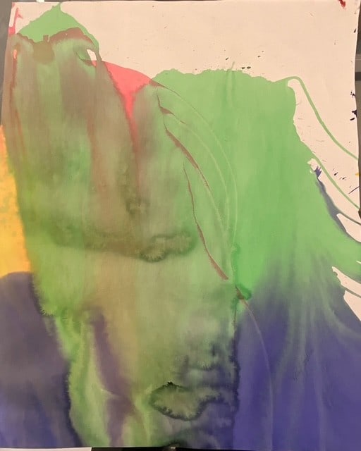 Paul Jenkins Watercolor on paper: Paul Jenkins Watercolor on paper, Measures 36.00 X 29.00 inches, signed lower right