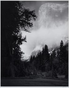 Ansel Adams (American, 1902-1984) El Capitan, Winter Photo Print