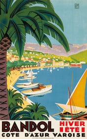 Roger Broders (1883-1953) Bandol