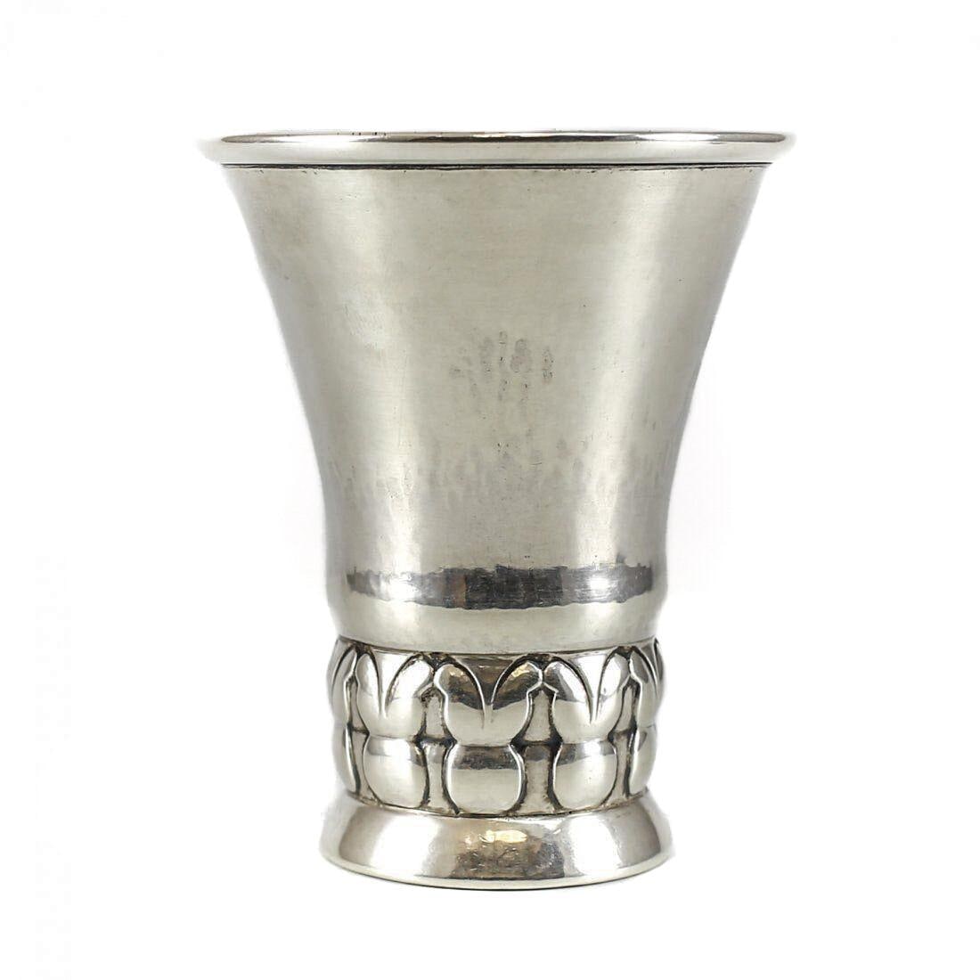 Georg Jensen Denmark Sterling Silver Flared Cup c1919 (1 of 3)