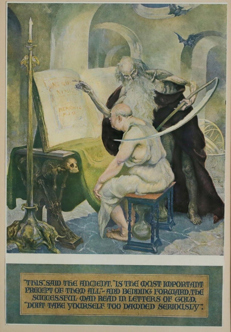 Edmund Marion Ashe  (1867 - 1941) Offset Lithograph, published  R.L Stearns 1925 (1 of 7)