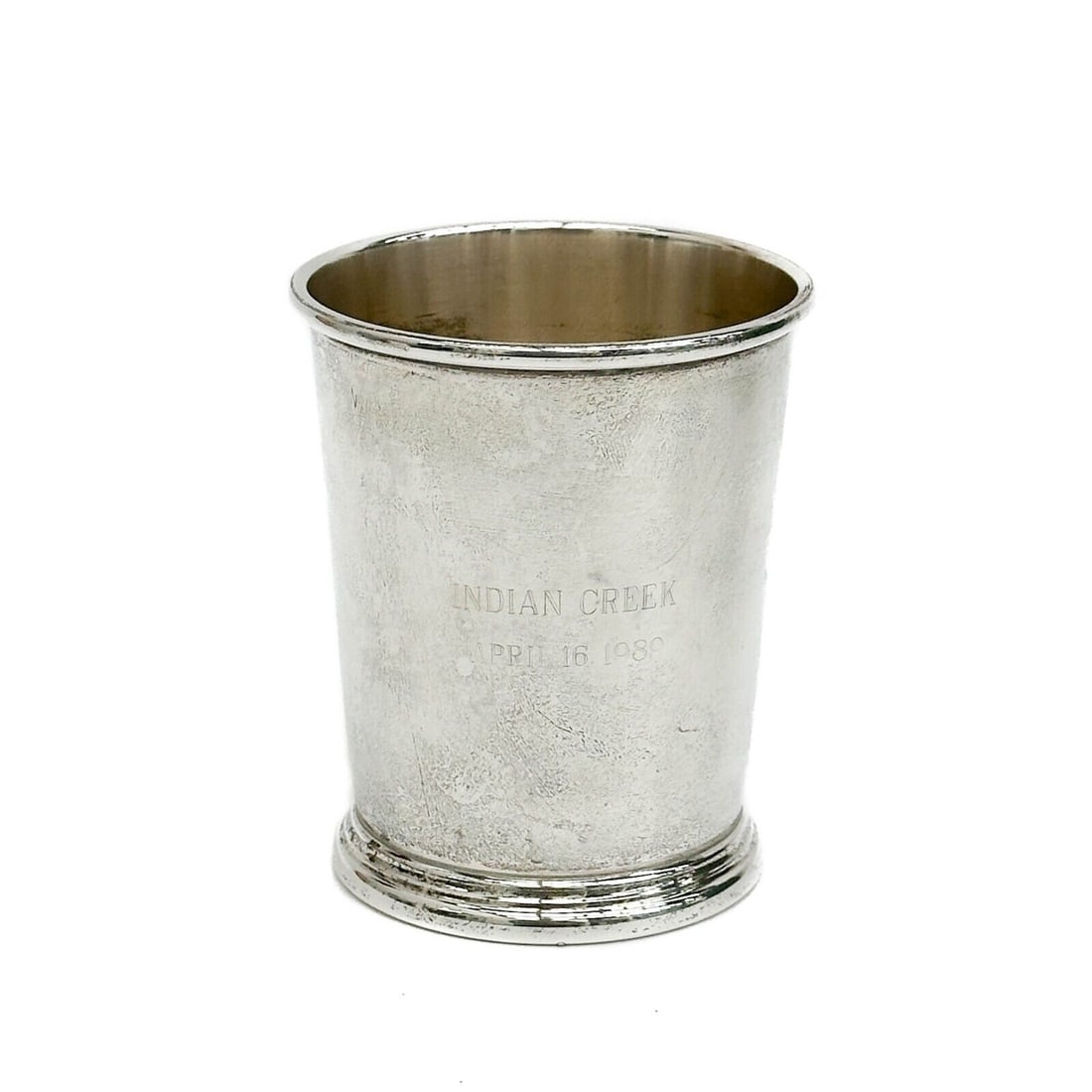Preisner Silver Co American Sterling Silver Indian Creek Golf Julep Cup c 1990 (1 of 6)